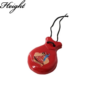 Qhov siab htcao 1-} spojum casanet khub - boojum ntoo xuas tes ua, 9 x 6cm flamenco twj paj nruag, portable & ib txwm muaj