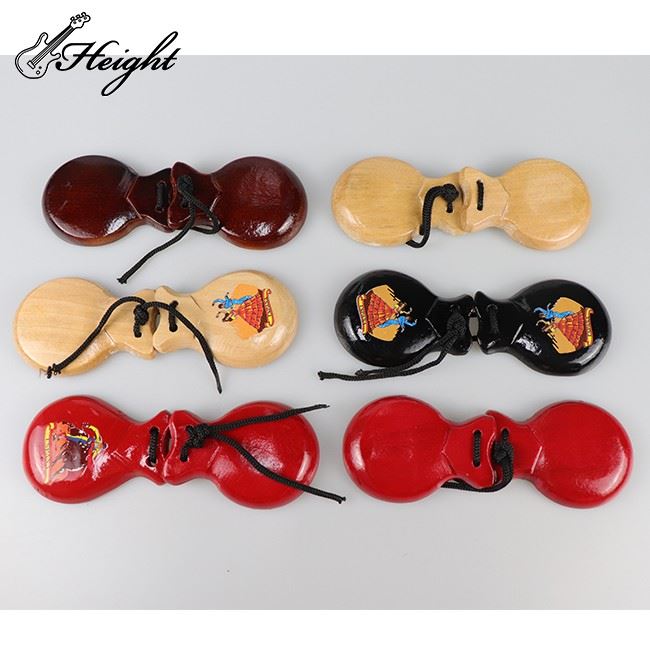Spanish Castanets Black With Flower Castanet Bamboo Source